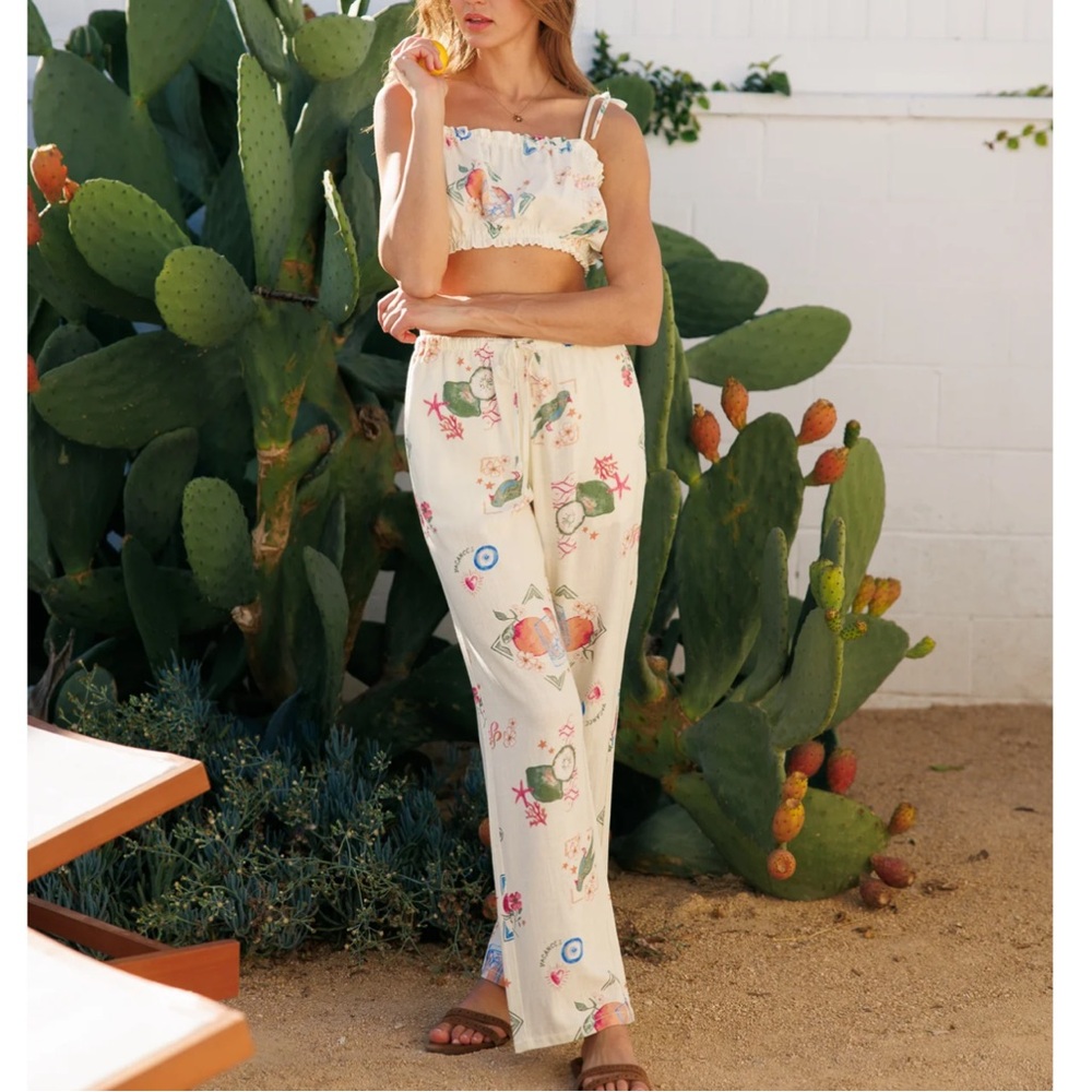 NWT ✨ Cali 1850 Linen Beach Pant Coastal 🦞